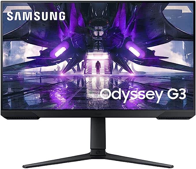 Samsung 27" Odyssey G gaming monitor.