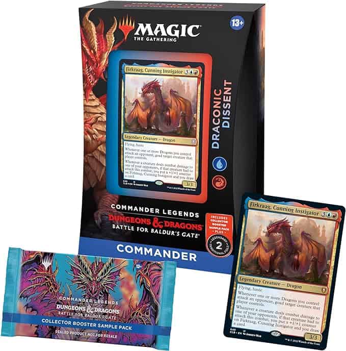 Magic the gathering commander card set featuring an Auto Draft option.