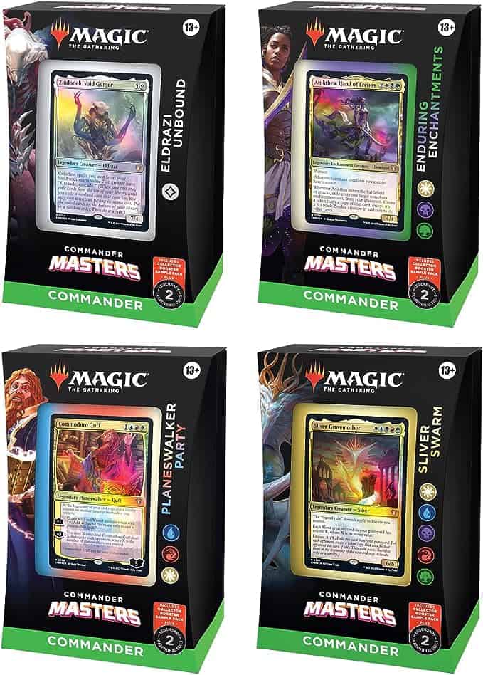 Four boxes of magic the gathering masters available for Auto Draft.