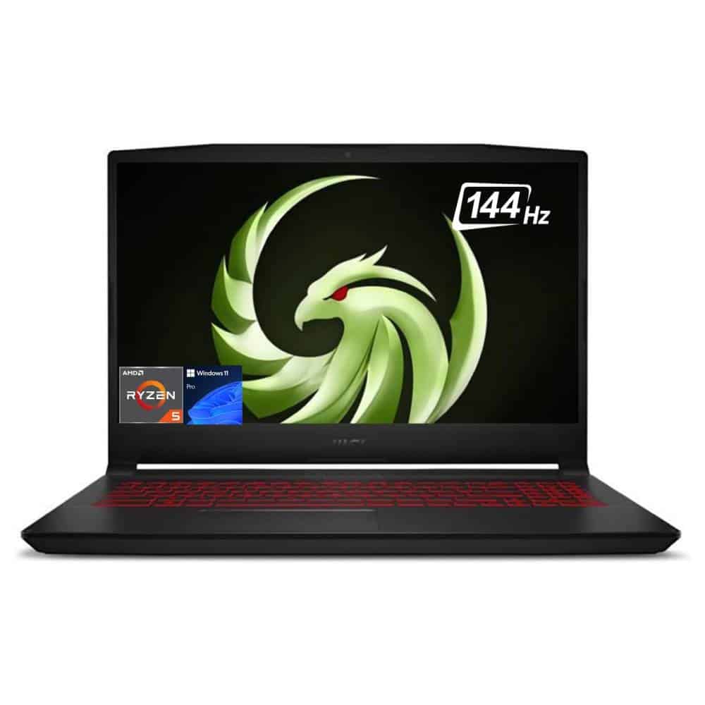 Acer Aspire R7 - 570 gaming laptop with an eagle logo on the screen, featuring MSI Bravo 15.