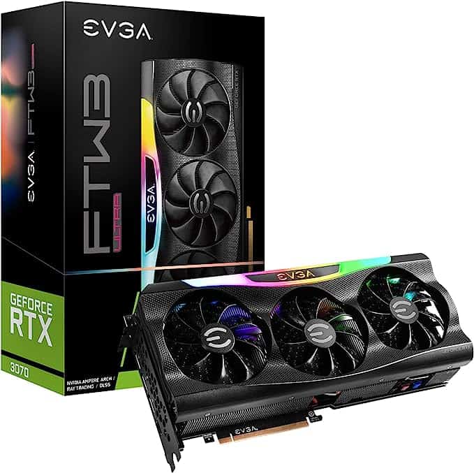 EVGA GeForce RTX 3070 FTW3 Ultra Gaming graphics card
