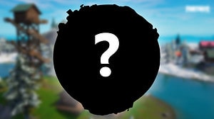 A black circle with a question mark on it, presenting a unique idea that could potentially change Fortnite forever. We are eager to witness this innovative concept in action.