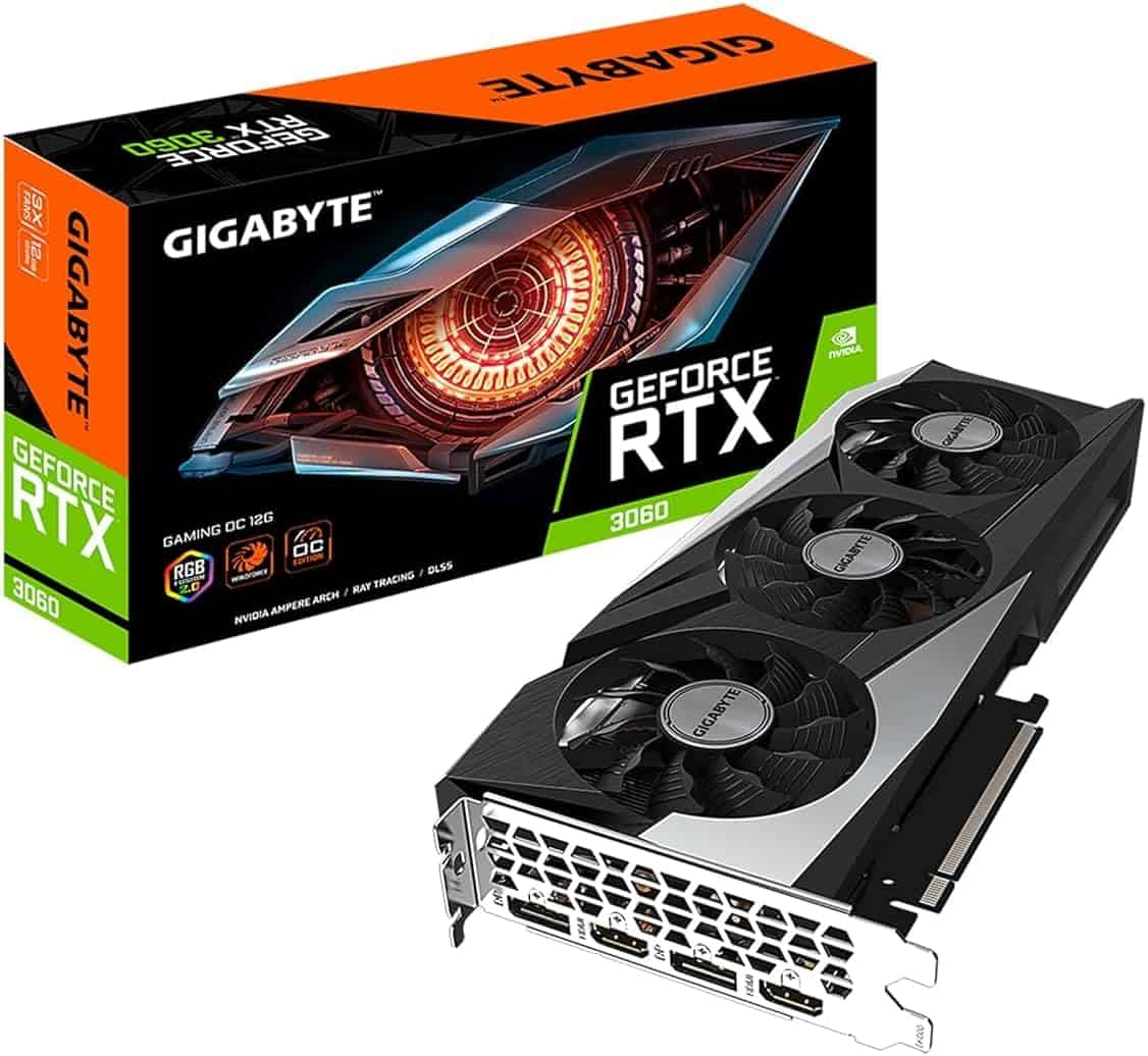 GIGABYTE GeForce RTX 1080 graphics card.