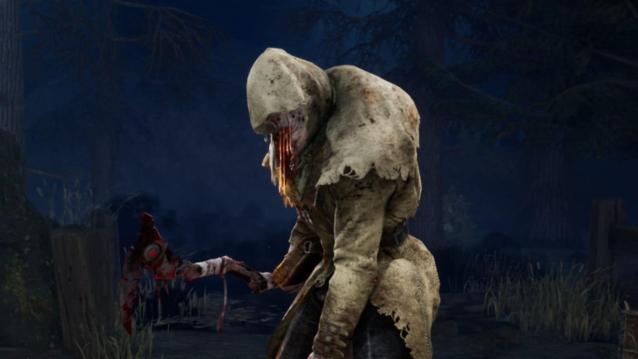 Dead by Daylight best DLC content to buy: The Blight displayed in-menu with a special cosmetic weapon.