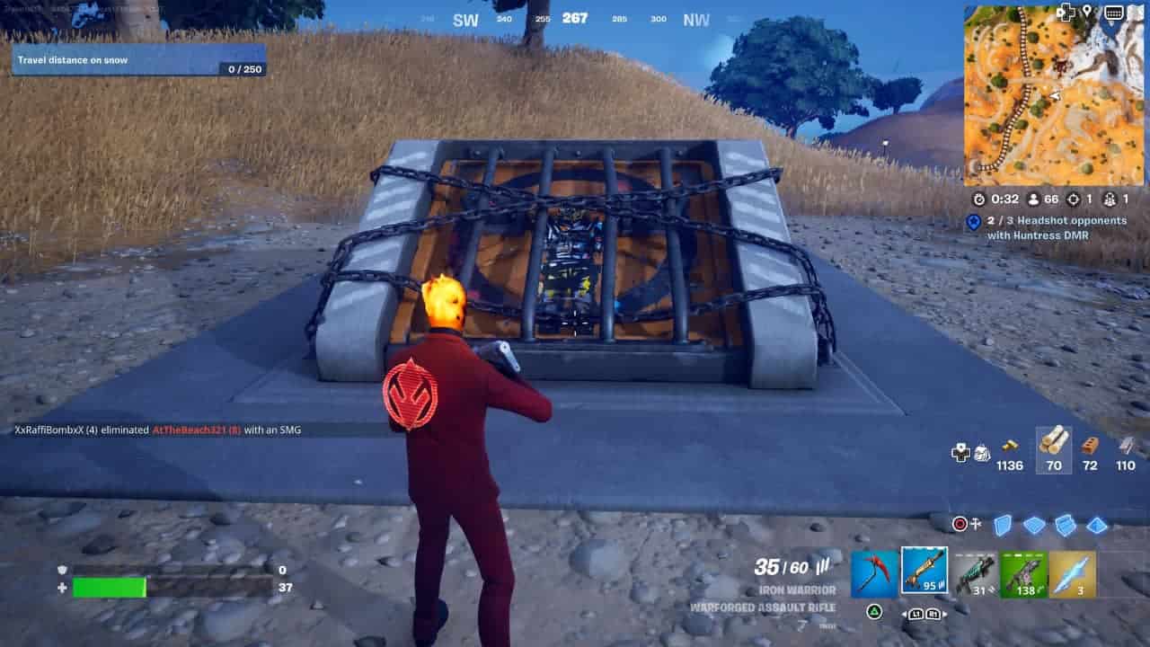 All Fortnite bunker mod bench locations