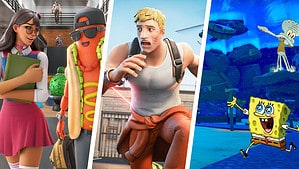 Fortnite's new characters are shown in a series of pictures featuring the best Fortnite maps to play with friends.