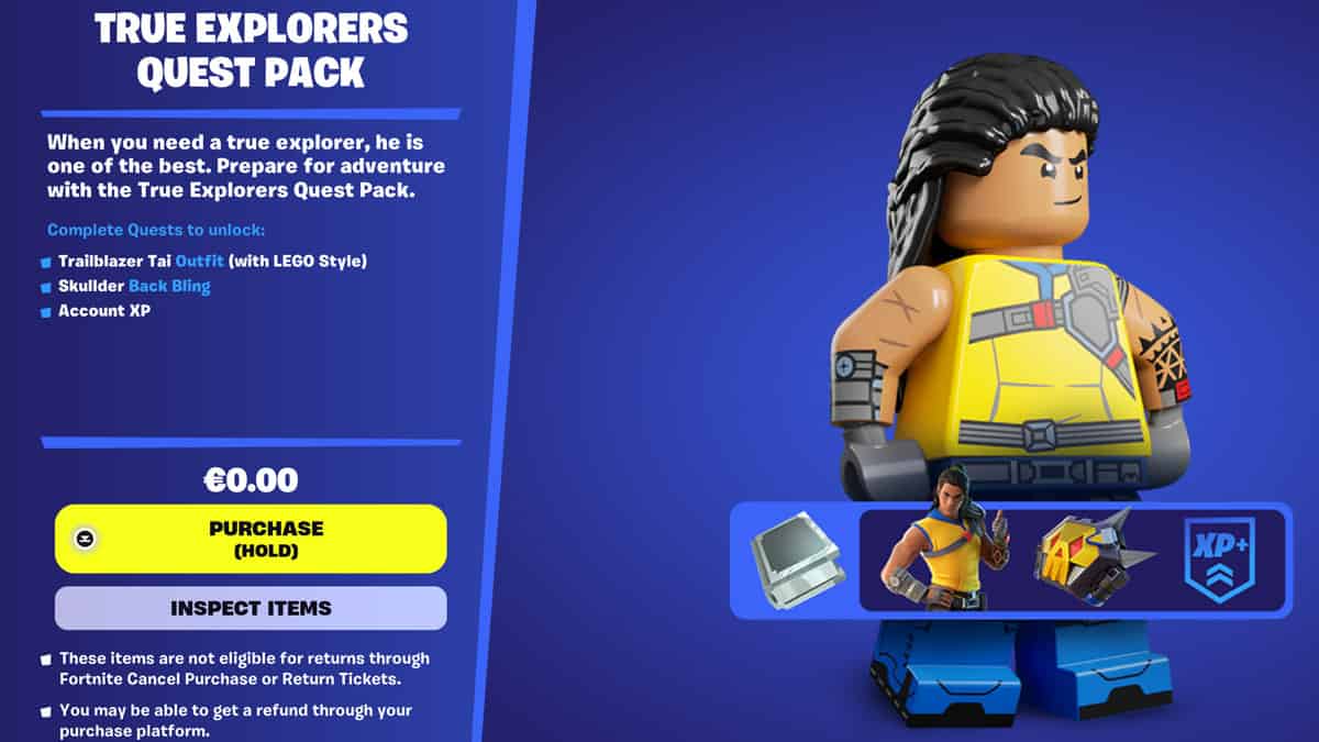 Fortnite: How to get True Explorers Pack for free