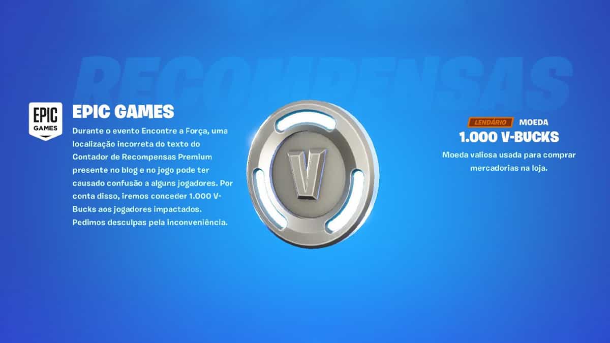 Epic Games sent 1,000 free V-Bucks to these players, check if you’re eligible