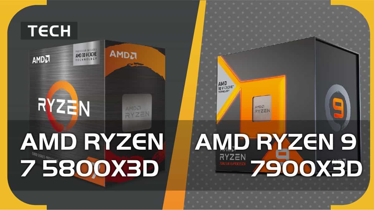 AMD Ryzen 7 5800X3D vs 9 7900X3D – which CPU should you go for?