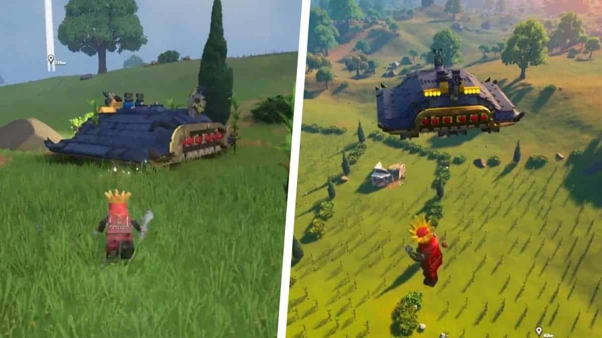 This LEGO Fortnite player made a fully functioning ‘UFO’