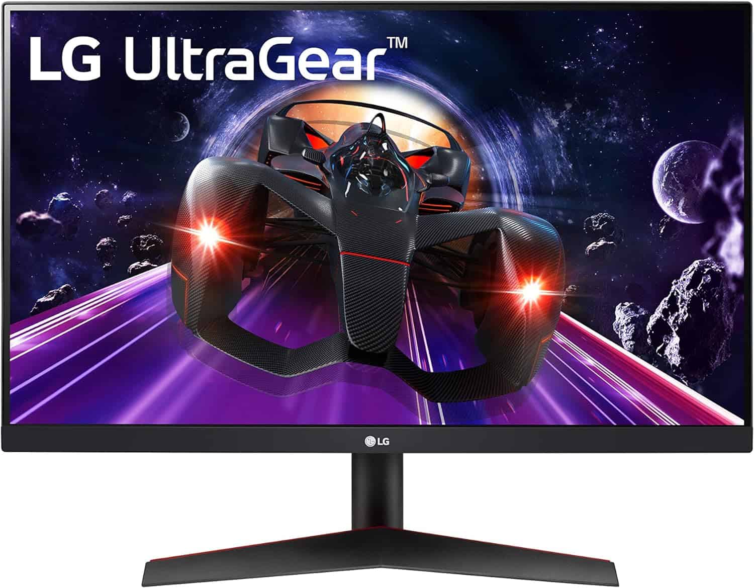The LG 24GN600-B ultra gear monitor is shown on a white background.