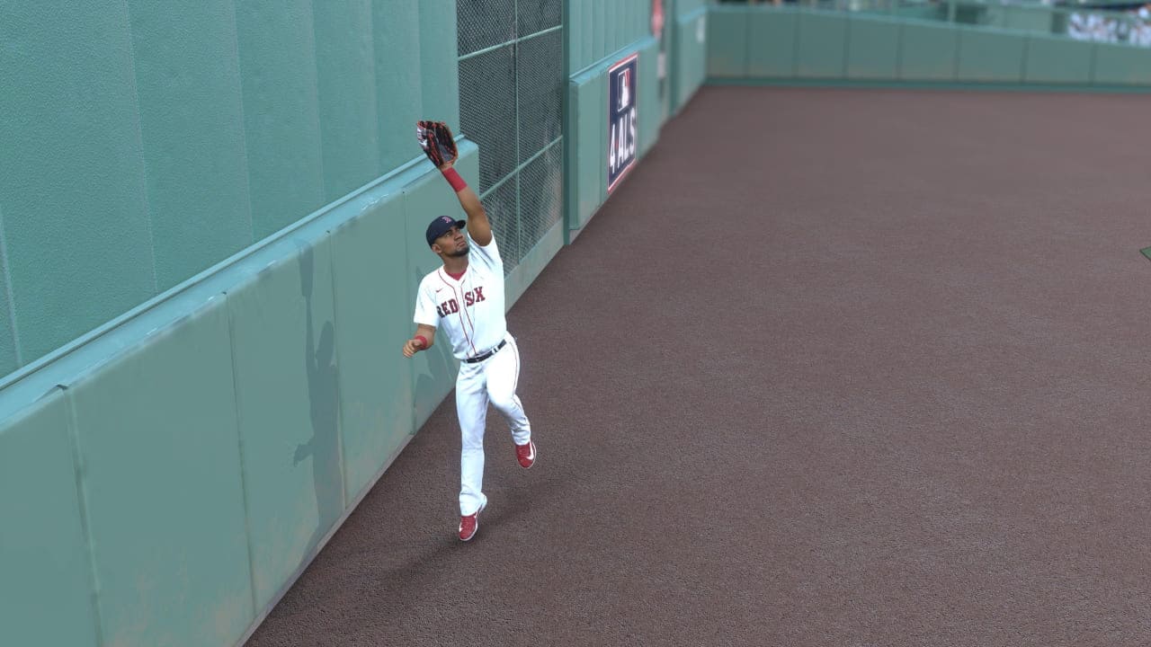 MLB The Show 24 review: Red Sox player makes catch