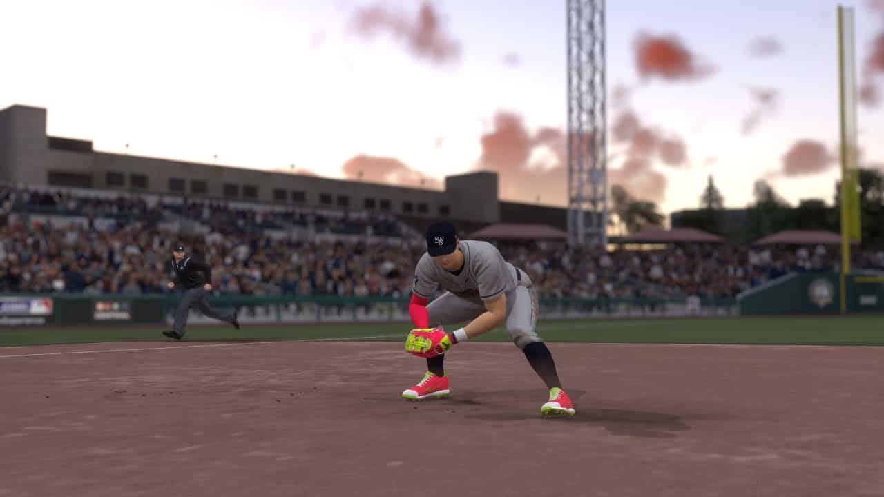 How to face scanmlb the show 24: Player fields ground ball