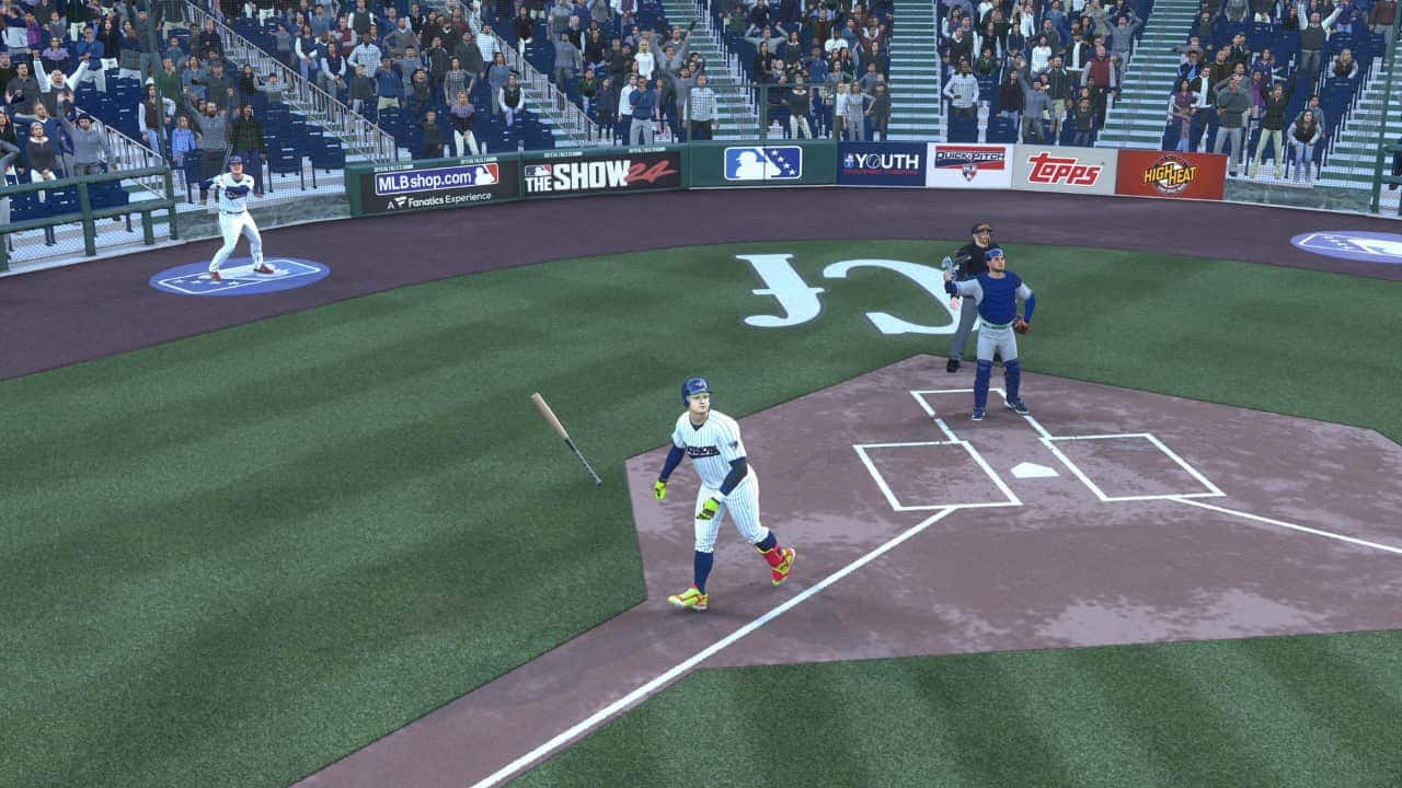 How to upgrade player mlb the show 24: Player bat flips after home run