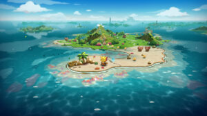 Cat Quest 3 release date - screenshot shows the main character standing on an island