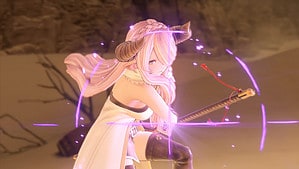 Granblue Fantasy: Relink early access: a character prepares to cut with a sword