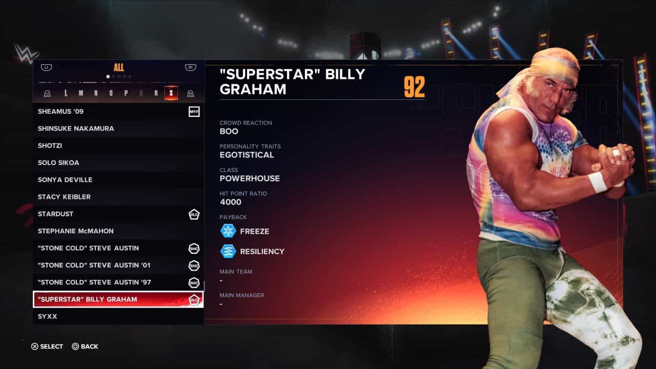 How to unlock Superstar Billy Graham in WWE 2K24