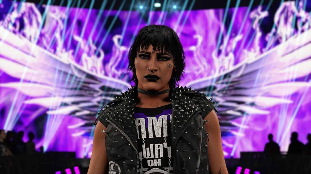 WWE 2K erase progress - An image of a wrestler from the game.